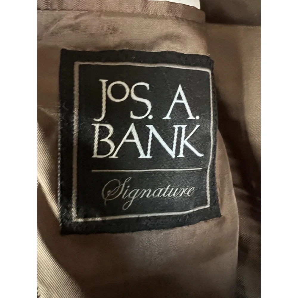 Jos A‎ Banks Brown and Tan Suit Jacket/ Sport Coat Men's Reg 42